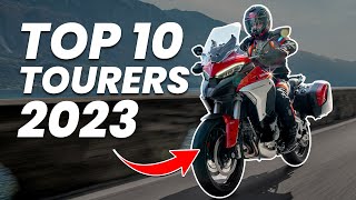 Top 10 BEST Touring Motorcycles in 2023 [upl. by Rodenhouse55]