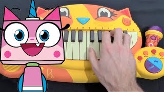 UNIKITTY THEME SONG ON A CAT PIANO [upl. by Aysab]