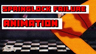 Springlock failure  animation  fnaf  springbonnie  springlock [upl. by Line]