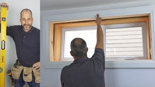 How To Install Window Trim with Jamb Extensions Easy [upl. by Yrad]