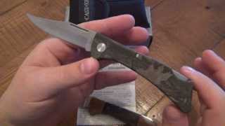 Knife Review  Case quotMakoquot Lockback Lightweight Camo [upl. by Inait476]