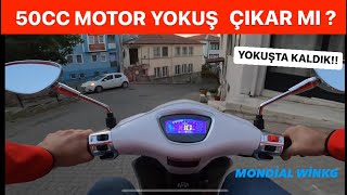 50CC YOKUŞ ÇIKAR MI   MONDİAL WİNG YOKUŞ TESTİ  YOKUŞTA KALDIMM [upl. by Klehm602]