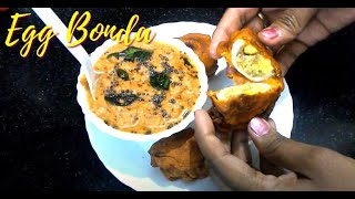 Egg Bonda  Stuffed Egg Bonda  Easy Snacks recipe [upl. by Rue]