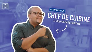 CHEF DE CUISINE  Découvrez le quotidien de Timothée  HAPPYCULTURE [upl. by Eiramlehcar808]