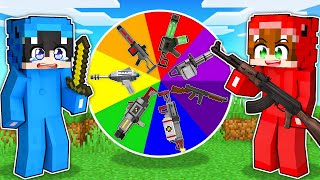 Sobrevive a La Ruleta de Armas en Minecraft [upl. by Adiv136]