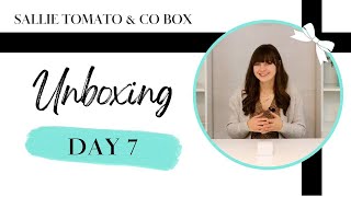 Day 7 Sallie Tomato amp Co Unboxing [upl. by Olodort]