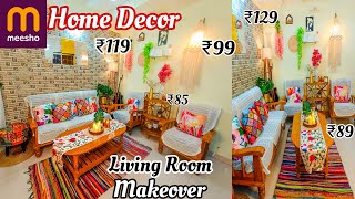 Cheapest Meesho Home Decor किराए के घर के living Room को Decor किया homedecor livingroomdecor [upl. by Boggs]