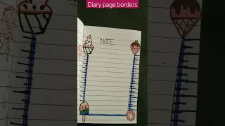 Diary page borders for school samruddhikulkarni2571 [upl. by Chin269]