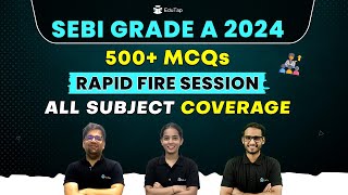 Marathon Series for SEBI Grade A 2024  SEBI Revision MCQs  SEBI Phase 1 amp 2 Syllabus Preparation [upl. by Alexina]