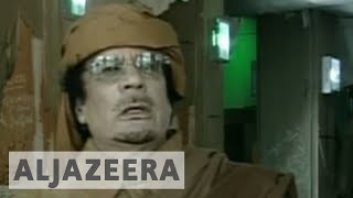 Muammar Gaddafi addresses the nation [upl. by Nileuqay]