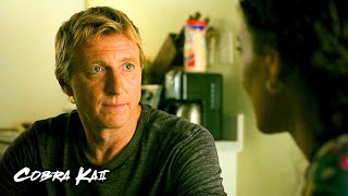 Cobra Kai Season 2 quotI Wont Let Him Go A Strayquot Scene [upl. by Eikram]