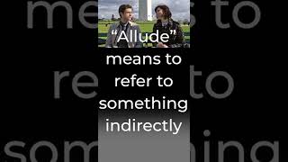 Elude vs Allude  Elude and Allude Difference  Vocabulary [upl. by Showker]