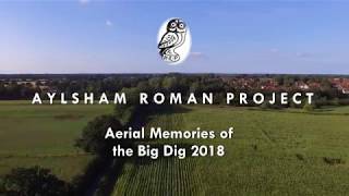 Aylsham Roman Project • Aerial Memories August 2018 4K [upl. by Aubree328]