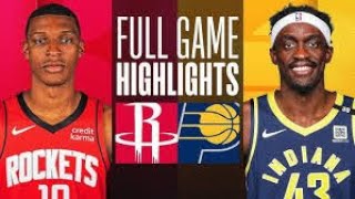 quotRockets vs Pacers Full Game Highlights  NBA 2024 Highlightsquot [upl. by Fernando296]