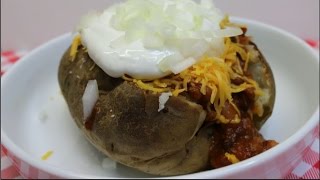 Chili Stuffed Baked PotatoesBudget Friendly Bulk Cooking RecipesQuick and EasyNoreens Kitchen [upl. by Sivi]