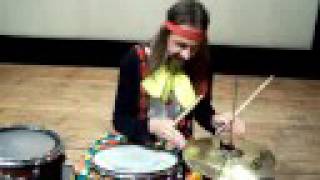 Funny Drum Lessons Part 9 Danny Careys 2nd Groove [upl. by Aihsetal]