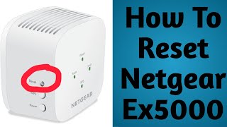 How to reset Netgear Extender Ex5000  Reset Any Netgear Wifi Extender This Way  Devicessetup [upl. by Ldnek596]