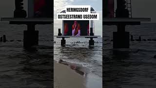 SEEBRÜCKE und Sommerkino in der Ostsee Heringsdorf auf Sonneninsel Usedom  Mecklenburg Vorpommern [upl. by Tann]