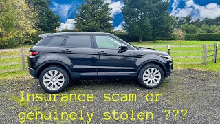 STOLEN RANGE ROVER OR INSURANCE FRAUD WILL IT RUN [upl. by Quar]