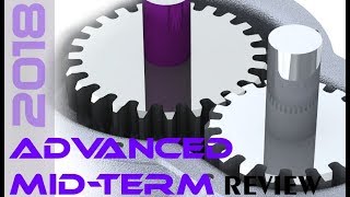 SolidWorks 2018  Advanced MidTerm Review Tutorial [upl. by Oscar]