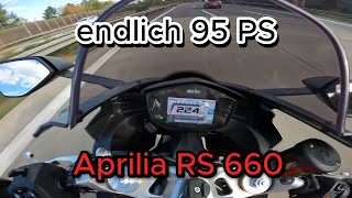 95 PS   Aprilia RS 660 [upl. by Cirillo498]