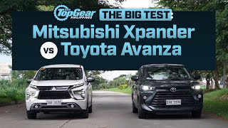 2022 Mitsubishi Xpander vs Toyota Avanza MPV Big Test  Top Gear Philippines [upl. by Aihsa]