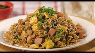 Como hacer Arroz chaufa peruanohow to make chinese peruvian fried rice [upl. by Aiynot989]