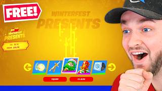 ALL Winterfest 2023 Presents OPENED Fortnite Chapter 5 [upl. by Kaylee]