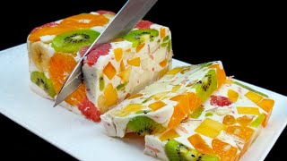 Nur Milch und Obst Leckeres und gesundes Dessert ohne Gelatine und Backen in 5 Minuten 🔝 3 Rezepte [upl. by Grayson230]