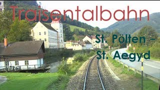 Führerstandsmitfahrt Traisentalbahn St Pölten  St Aegyd HD  Cab Ride  ÖBB 2143 [upl. by Binetta]