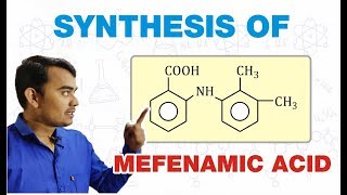 SYNTHESIS OF MEFENAMIC ACID  MEDICINAL CHEMISTRY  GPAT2020  BPHARM4TH SEM [upl. by Ariada]