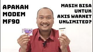 PEMBUKTIAN  TES PAKET AXIS WARNET UNLIMITED 24 JAM DI MODEM MF90  APAKAH MASIH BISA [upl. by Teyugn764]