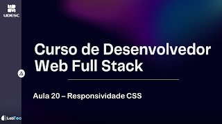 Aula 20  Responsividade CSS [upl. by Tybald]