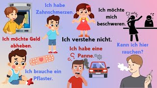 ✅ Improve Your German Speaking With These Daily German Phrases 💸📅📝🚑✅ [upl. by Rastus]