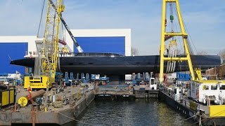 Royal Huisman​s 58m 190ft sailing yacht Ngoni which was launched today [upl. by Oinotna]