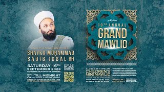 Trailer Grand Mawlid at Kanz ul Huda by Shaykh Muhammad Saqib Iqbal [upl. by Atnohsal]