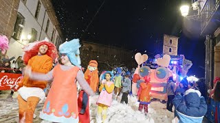 Carnaval Antroxu Aviles Asturias Spain Foam party Descenso de Galiana 2024 [upl. by Eneleahcim766]