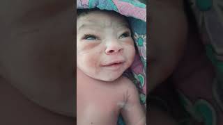 Normal delivery newborn baby good condition ojha trending [upl. by Korb]