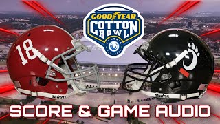 Cincinnati Bearcats vs Alabama Crimson Tide Cotton Bowl Live Stream WATCH PARTY [upl. by Meeharbi]