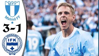 IFK Värnamo  Malmö FF 13 Höjdpunkter  Allsvenskan 2023 [upl. by Lirret]