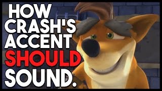 How Crash Bandicoots Accent Should Sound in Skylanders Academy  Munkii [upl. by Steiner]