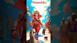 गणेश जी की आरती🙏Ganesh ji ka bhajan🌺bhajan of ganesh jishorts ganeshchaturthi🙏ganeshaarti [upl. by Lamont]