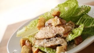 Easy Chicken Caesar Salad Recipe [upl. by Camilo]