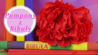 DIY • Pompony z Bibuły • Kreatywne zabawy • Tutorial [upl. by Burgess]