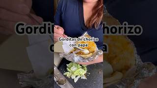 cocina receta michoacan gorditas gordita chorizoconpapa chorizo recetasmexicanas comida fy [upl. by Cyprio91]