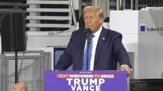 LIVE  President Donald J Trump speaks in Waunakee Wisconsin  October 1 2024 [upl. by Akissej]