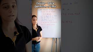 Epsilon Delta definition of limit 📝 ytshortsvideo shorts maths realanalysis education [upl. by Jilli488]