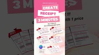 Create your business receipt in a minutes [upl. by Syramad]