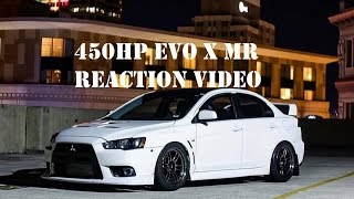 450HP EVO X MR REACTION RIDE ALONGS [upl. by Hanna]