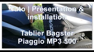 Tuto  Présentation et montage tablier bagster winzip piaggio mp3 [upl. by Kristopher]